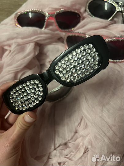 Очки со стразами
