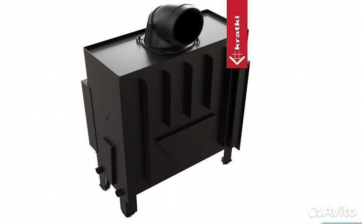 Каминная топка флоки левая 12кВт 200 черный