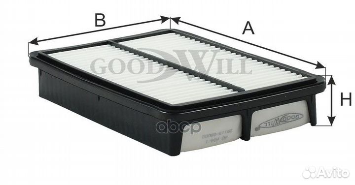 Фильтр воздушный AG604 Goodwill