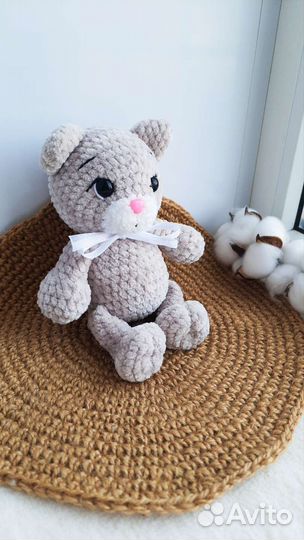 Мягкая игрушка котик