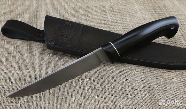 Нож Байкал C 80W1 Steel рукоять акрил черный