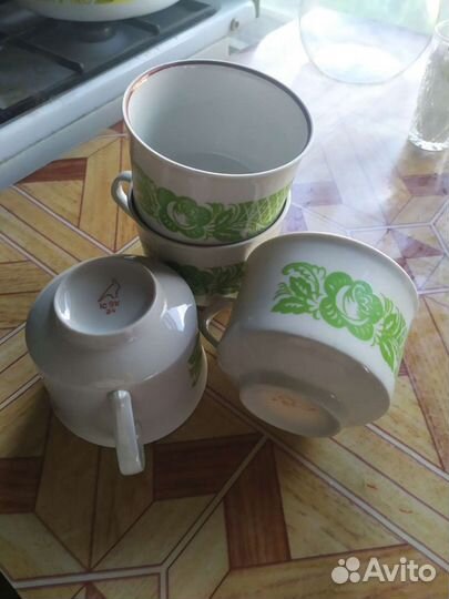 Чашки и стаканы разные, СССР