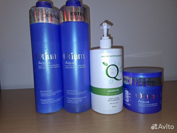 Estel aqua шампунь, бальзам, маска