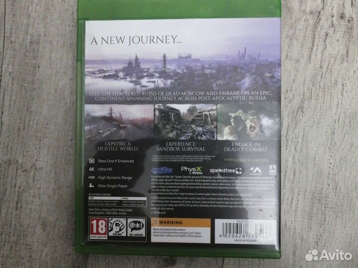 Метро исход на xbox one