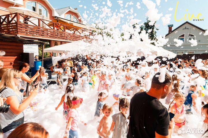 Пенная вечеринка в Сочи / Пенные шоу для детей