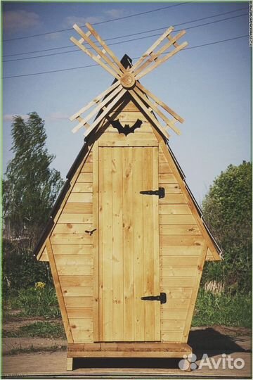 Дачный туалет с кошкой PRO