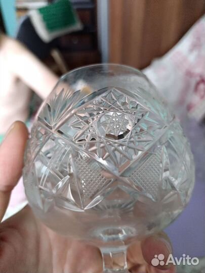 Хрустальные бокалы для коньяка или бренди