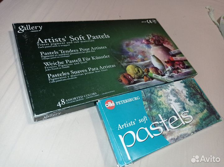 Пастель сухая мягкая