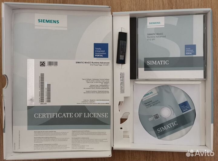 Лицензия Simens для Simatic WinCC 6AV2104