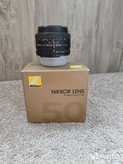 Объектив Nikkor 50mm f/1.8D AF