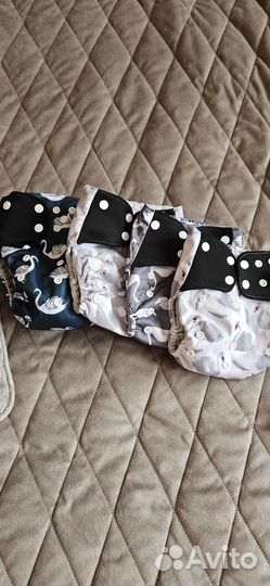 Подгузники многоразовые и вкладыши