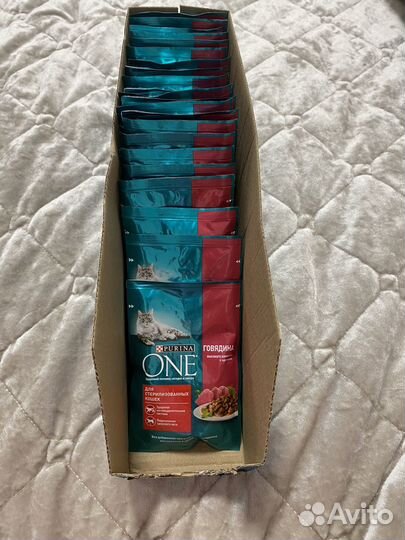 Влажный корм для кошек purina one