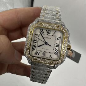 Часы cartier с кристалами