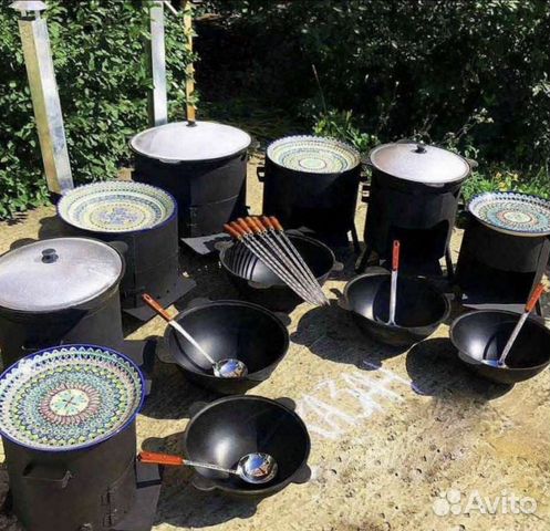 Казaн и печь