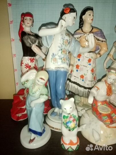 Фарфоровые статуэтки. СССР