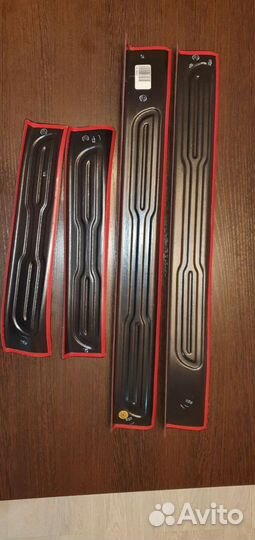 Накладки на пороги Русская Артель Kia Soul 2016