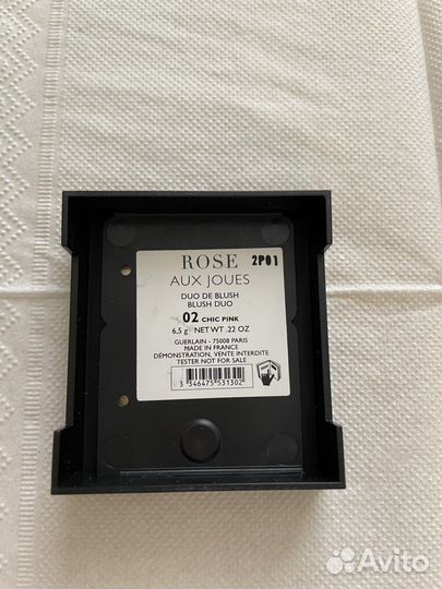 Guerlain румяна Rose aux joues тестер