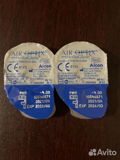 Линзы контактные air optix