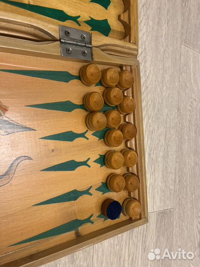 Нарды резные деревянные