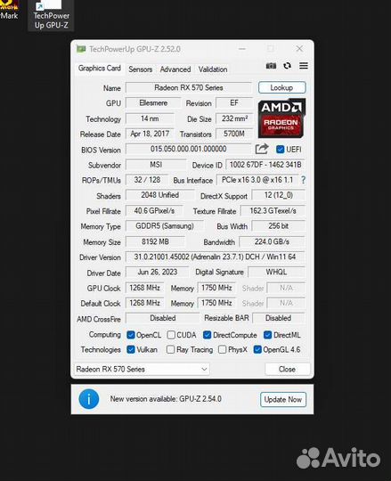 Rx 570 8GB