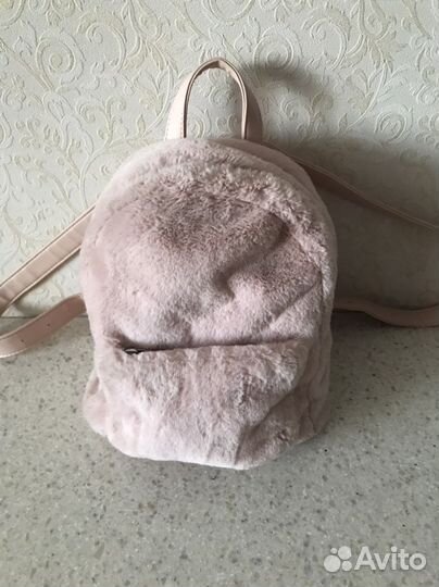 Рюкзак для девочки искусственный мех