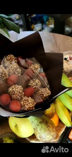 Букет из клубники в шоколаде