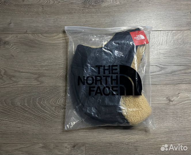 Шапка ушанка the north face черная