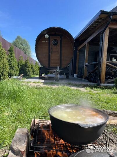 Аренда Баня бочка (мобильная баня в аренду)