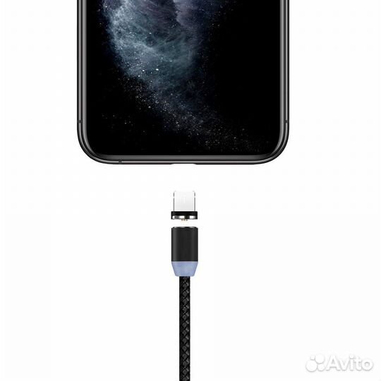 Кабель Devia Gracious Series Magnetic - Black (1M