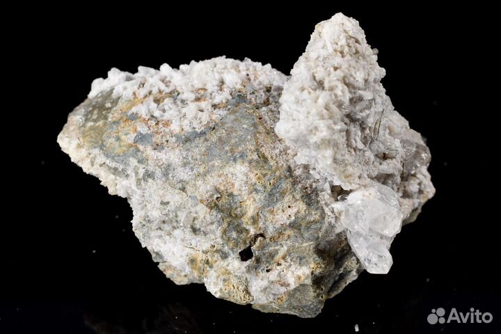 Друза кристаллов. Брукит, кальцит, альбит.Лот№786