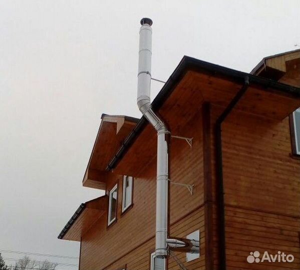 Дымоходы сэндвич. Трубы дымохода