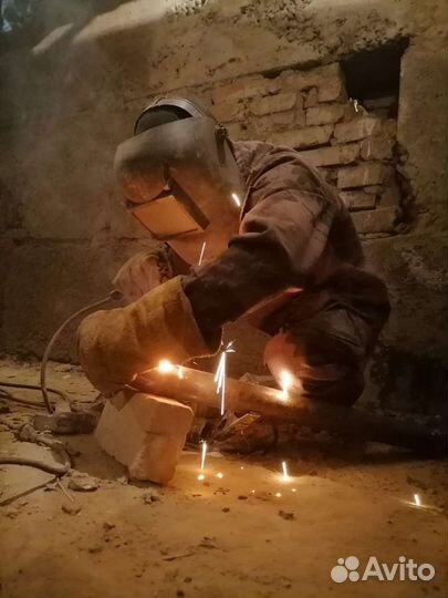 Услуги сварщика Сварочные работы.Сварщик На место