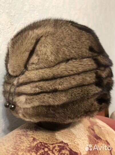 Шапка норковая женская
