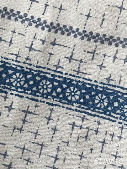 Винтажный лен, льняная ткань СССР, 2 отреза