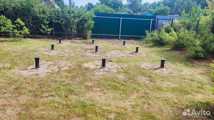 Установка винтовых свай