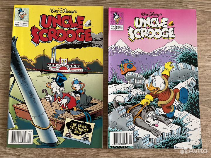 Комиксы Uncle Scrooge оригинальные 90х годов