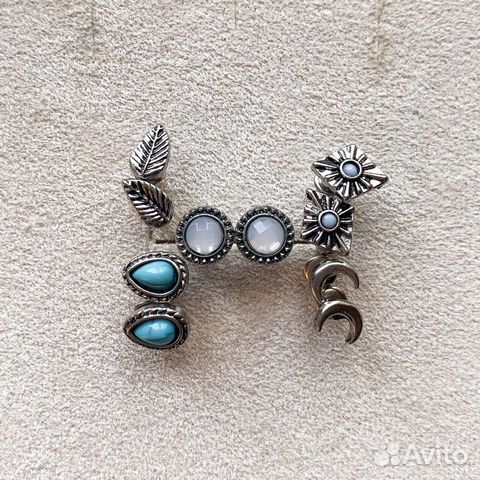 Серьги 5 пар