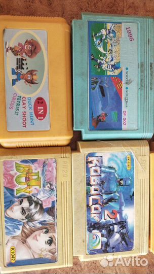 Картриджи игровые для сёги и денди