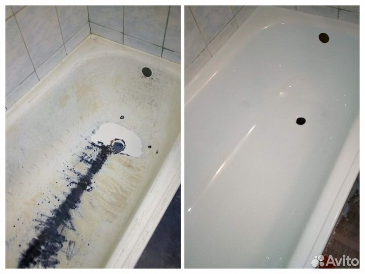 Реставрация ванн жидким акрилом