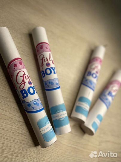 Цветной дым для гендер-пати, gender party