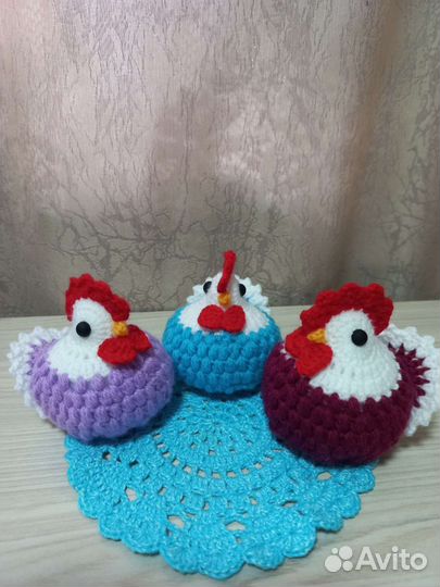 Вязаная курочка