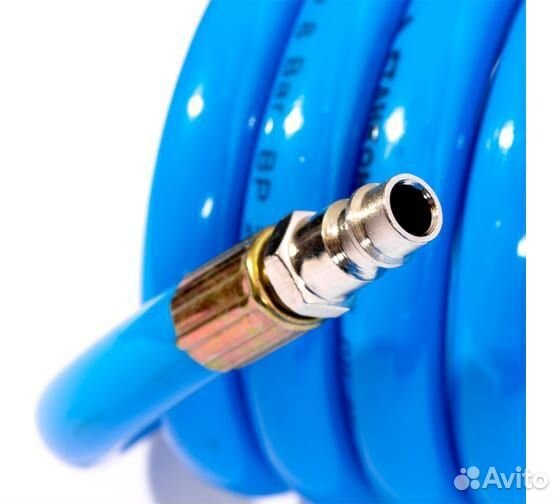 Шланг воздушный спиральный (10 м; 8х12 мм)