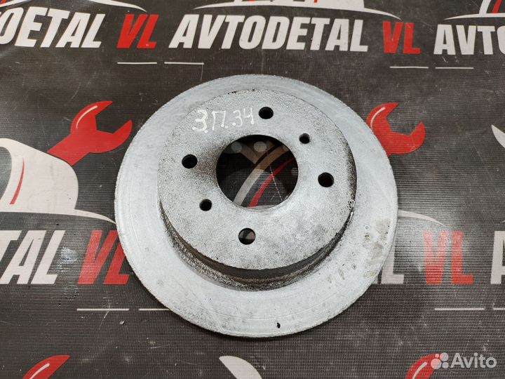 Тормозной диск задний Nissan Almera N16