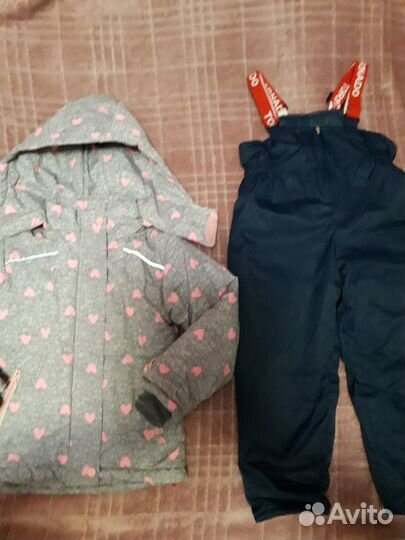 Зимний костюм для девочки 110