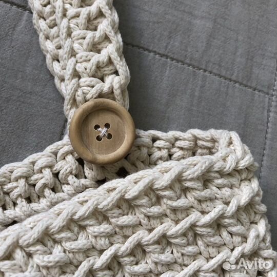 Вязаный подвесной органайзер карман