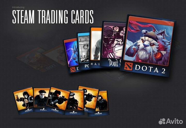 Коллекционые карточки Steam