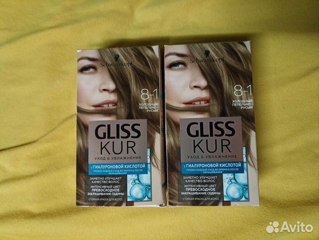 Краска для волос Gliss Kur, 8-1, хол. пепел-русый объявление продам