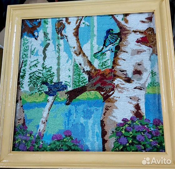 Картины вышитые крестиком на канве