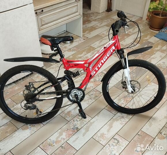 Велосипед горный подростковый stinger highlander