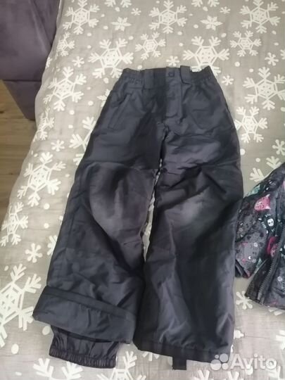 Зимний костюм для девочки 128